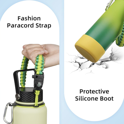 40 oz Paracord Insulated Vacuum Bottle