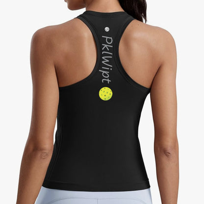 Racerback High Neck Tank Top
