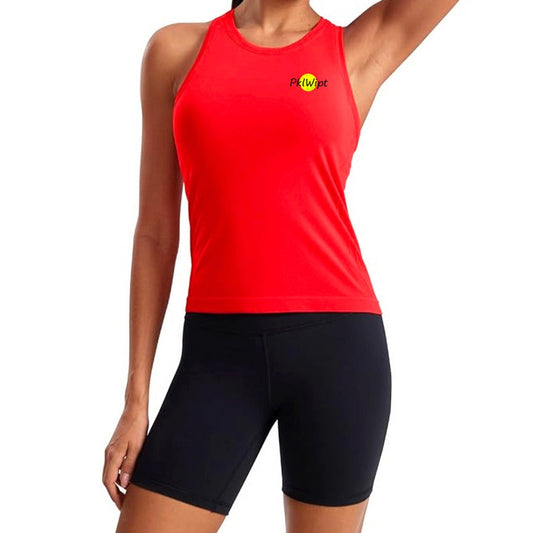 Racerback High Neck Tank Top