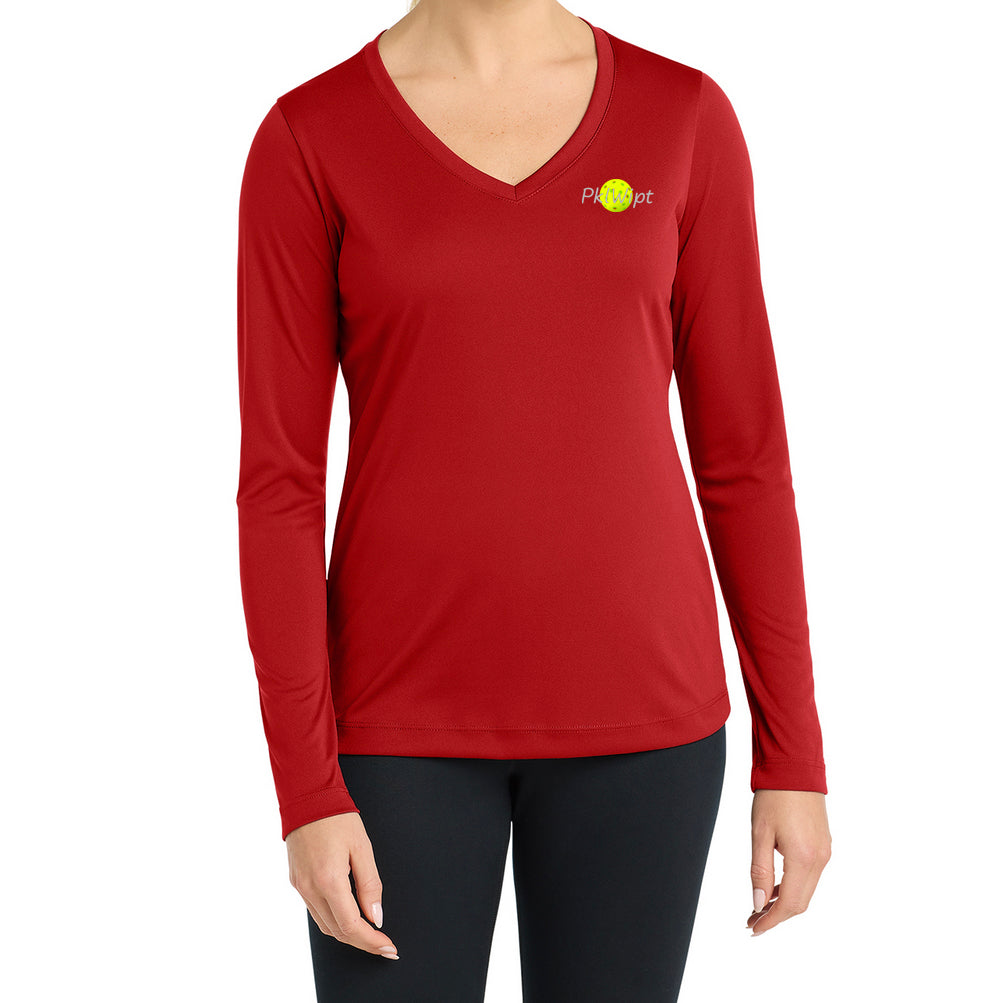 Women’s V-Neck Long Sleeve Tee