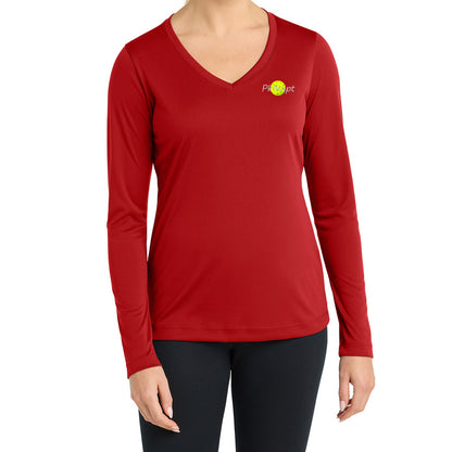Women’s V-Neck Long Sleeve Tee