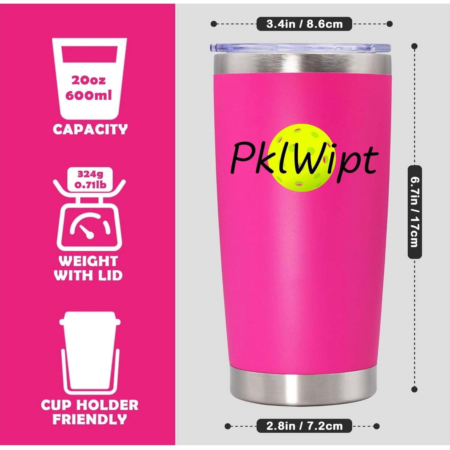20oz Insulated Stainless Steel Tumbler