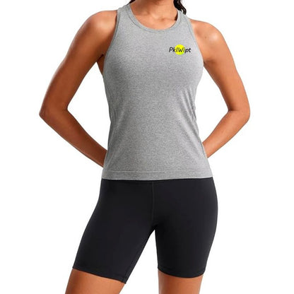 Racerback High Neck Tank Top