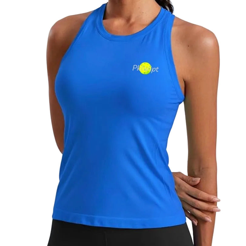 Racerback High Neck Tank Top