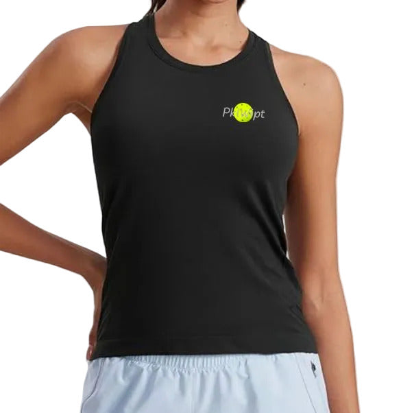 Racerback High Neck Tank Top